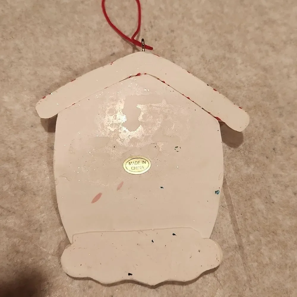 Snowman Home For The Holidays 2004 Christmas Ornament